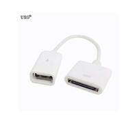 10cm Docking 30 Pin Female To Usb 2.0 Female Data Charge Short Cable Dock 30p Black &