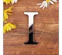 10CM Lettere Domestiche Autoadesive In ABS Da for Esterni, Numeri Di Stanza for Porte, Lettera Moderna for Cassetta Postale, Decorazione Del Numero Di Porta All'esterno(I)