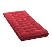 10cm Thick Cotton Swing Mattress for 2/3 Seater Sofa Comfortable Floor Seat Cushion for Home Garden Patio - Available in 100cm/120cm/150x30cm Red Color
