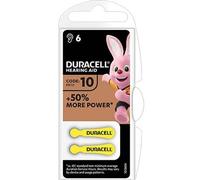 10CONFEZIO PILA APPARECCHIO ACUSTICO EASY TAB 10 DURACELL GIALLO CF=PZ 6 Colore Giallo Mod 10 NextradeItalia Mod.FERX.VIRIRNXNAD