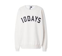 10Days Felpa 'THE STATEMENT' crema / nero Donna 10Days L crema / nero