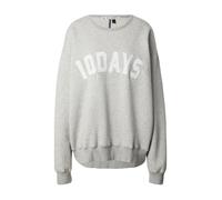 10Days Felpa 'THE STATEMENT' grigio sfumato / bianco Donna 10Days S grigio sfumato / bianco