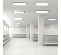 10er Set LED Incasso Coprire Faretti Spot Lampada Lamellare Luce Illuminazione