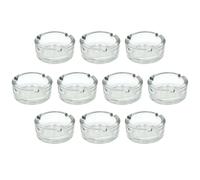10er Set Vetro Portacenere Posacenere Tavolo Balcone Portacenere Tondo