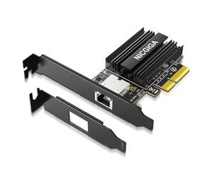 10G Base-T PCI-e Network Card, Marvell AQC113 Controller, NICGIGA 10Gb Ethernet Adapter Support WOL, 10Gbe RJ45 Port NIC Card, Windows10/11/Windows Server/Linux