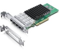 10G NIC,Quad SFP+,10GbE Scheda di rete Ethernet,SPEC compatible to X710-DA4,con Intel XL710-BM1 Chip,supporto Windows Server/Linux/VMware (non supporto X11, MAC)