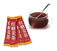 10g/Pcs Tè Cinese Allo Zucchero Di Canna E Zenzero Tè Istantaneo Wam Care Bevanda Alle Erbe Biologica Nutriente per Le Donne Tea Nero Allo Zenzero Tee Rosso (4pcs)