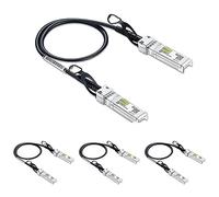10G SFP+ DAC Twinax Cable, SFP+ to SFP+ Direct Attach Copper Passive for Ubiquiti UniFi, Meraki, Mikrotik, Fortinet, Netgear, D-Link, TP-Link and More, 0.5-Meter(1.6ft), 4-Pack