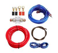 10GA Set Cavi per Amplificatore,1500w Kit Completo Audio Auto,Amplificatore Auto Kit,Cavo Per Subwoofer Audio Per Auto,Auto Kit Cavi Audio Auto,Set Cavi Amplificatore,Adatto per l'aggiornamento audio