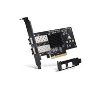 10Gb Dual LAN SFP PCI-e Network Card, 82599(X520-DA2) Controller, NICGIGA 10Gbps Ethernet Adapter, 2 * 10Gbe SFP Port, 10G NIC Card, Support Windows/Windows Server/Linux/VMware