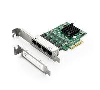 10Gtek® 100M/1000M/2.5G NIC Network Card, Quad RJ-45 Port, with Realtek RTL8125BG Controller, Support Windows/Windows Server/Linux/Ubuntu/Centos/Vmware