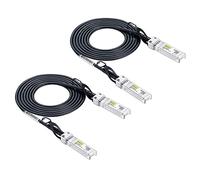 10Gtek# [2-Pack 10G SFP+ DAC Cable - 10GBASE-CU Passive Direct Attach Copper Twinax SFP Cable for Cisco SFP-H10GB-CU2.5M, Ubiquiti UniFi, D-Link, Supermicro, Netgear, Mikrotik, Fortinet, 2.5m