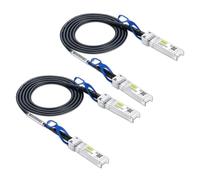 10Gtek 25G SFP28 SFP+ DAC Cable - 25GBASE-CR SFP28 Passive Direct Attach Copper Twinax Cable for Cisco SFP-H25GB-CU1M, Ubiquiti UC-DAC-SFP28, Supermicro and More, 1-Meter(3.3ft), 2-Pack