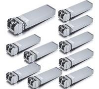 10Gtek 25G SFP28 SFP+ SR Transceiver, 25GBase-SR Duplex LC MMF Optical Module for Cisco SFP-25G-SR-S, 850nm, DDM, up to 100m, Pack of 10