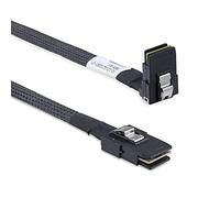 10Gtek® 6G Internes Mini SAS SFF-8087 to SFF-8087 Cable, Straight to Right Angle, 100-Ohms, 1-Meter(3.3-ft)