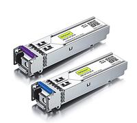 10Gtek a pair of 1.25G SFP Bidi Transceiver 1000Base-BIDI,1490nm/1310nm SMF,up to 20km,for Cisco GLC-BX-D,Ubiquiti UniFi UF-SM-1G-S,Mikrotik, D-Link,Netgear and more