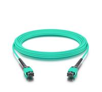 10Gtek® Fiber Patch Cable - MPO to MPO OM3 Multimode Fiber Jumper Patch Cord, 8-core Fiber for QSFP+Transceivers Application, 2-Meter(6.5-ft)