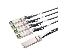 10Gtek for Cisco QSFP-4SFP10G-CU2M, 40Gb/s QSFP+ to 4x SFP+ Direct Attach Breakout Cable, Passive, 2-Meter(6.5ft)