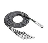 10Gtek® per Cisco QSFP-4SFP10G-CU3M, 40Gb/s QSFP+ to 4X SFP+ Direct-Attach Copper Cavo (DAC), Cavo Twinax, Passivo, 3 Metro