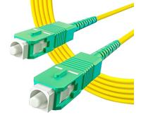 10Gtek SC/APC a SC/APC Cavo Fibra Ottica 25-meter, 9/125 Monomodale, Compatibile con TIM Fibra, Vodafone Fibra, Wind Fibra e Tre Fibra