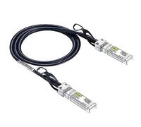 10Gtek SFP+ DAC Twinax Cavo 0.5-Meter(1.65ft), 10G SFP+ to SFP+ Direct Attach Copper Passive Cable per Cisco SFP-H10GB-CU0.5M, Ubiquiti UniFi, TP-Link, Netgear, D-Link, Zyxel, Mikrotik And More