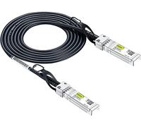 10Gtek SFP+ DAC Twinax Cavo 0.75-Meter(2.46ft), 10G SFP+ to SFP+ Direct Attach Copper Passive Cable per Cisco, Ubiquiti UniFi, TP-Link, Netgear, D-Link, Zyxel, Mikrotik And More