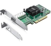 10Gtek Single SFP+ Port 10GbE NIC Network Card, 82599EN Chip, PCI-E x8, Compatible with Windows Server 2003/2008/ 2012, Windows7/8/10*/Visa, Linux, ESX/ESXi*