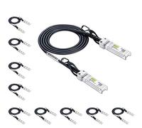 10Gtek [x10 pcs] SFP+ DAC Twinax Cavo 2-Meter(6.5ft), 10G SFP+ to SFP+ Direct Attach Copper Passive Cable per Cisco, Ubiquiti UniFi, TP-Link, Netgear, D-Link, Zyxel, Mikrotik and More