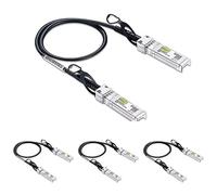 10Gtek [x4 pcs] SFP+ DAC Twinax Cavo 0.25-Meter(0.8ft), 10G SFP+ to SFP+ Direct Attach Copper Passive Cable per Cisco, Ubiquiti UniFi, TP-Link, Netgear, D-Link, Zyxel, Mikrotik and More