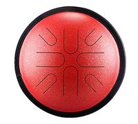 10in 8 Notes Thumue Thumue Drum, Con Mazze, Picks Dito, Bacchette Da Tamburo, Borsa Da Trasporto, Libro Tutorial Inglese, Regalo Perfetto Per Famiglie E Amici (Color : Red)