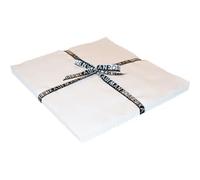10in Squares Kona Solids White Colorway 42Pcs by Robert Kaufman