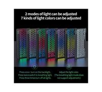 10inch Tablet Wireless Keyboard and Mouse RGB Backlit Rechargeable English Keyboard Mouse Combo Kit