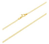 10K Oro Giallo Massiccio da Uomo 2mm Marinaio Ancora Link Catena Collana 61cm