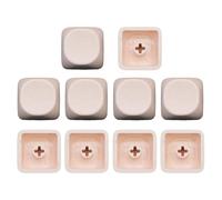 10Keys PBTs Keycap MOA Altezza 1U Non Incisione Spazi Vuoti Coperture Chiave Carattere Unico Pulsante Per Tastiere Meccaniche