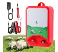 10km Elettrificatore per Recinto Elettrico,Recinzione Elettrica per Animali 2J Strumento Impermeabile Potente Recinti Controllore di Impulsi ad Alta Tensione Sicuro Pastore Fattoria Pascolo Giardino
