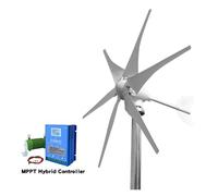 10kwh/giorno con sistema a celle solari 12V/24V/48V regolatore MPPT a basso rumore e senza for uso domestico(LCD Hybrid Control,12V)