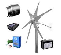 10kwh/giorno con sistema di celle solari 12V/24V/48V basso rumore libero MPPT Controller domestico (con sistema di batteria, 24V)