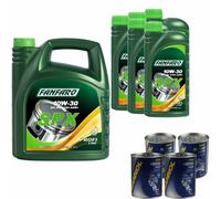 10L FANFARO SPX 10W-30 Olio Motore API SN ACEA A3/B3 Motor Flush Doctor