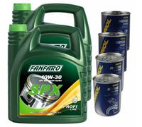 10L FANFARO SPX 10W-30 Olio Motore API SN ACEA A3/B3 Motor Flush Doctor