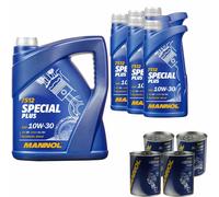 10L MANNOL 7512 Special Combinato Plus 10W-30 olio motore Api Sn Acea A3/B3