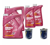 10L MANNOL Energy Premium 5W-30 Api Sn / CH-4 olio motore Incl. Motor Doctor