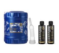 10L MANNOL Olio Motore DIESEL TDI 5W-30 Inclusi 2x Additivi Ceramo Ester 9829