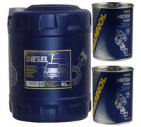 10L MANNOL Olio Motore SAE 15W-40 DIESEL Motore Flush Pulitore