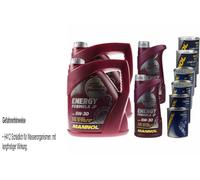 10L Olio Motore mannol Energia Formula JP 5W-30 2xLeak-Stop + Doctor + Flush