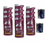 10L Olio Motore MANNOL Energy Premium 5W-30 2x