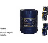 10L Olio Motore MANNOL M.O. SAE 40 Olio Industriale 2xLeak-Stop+Flush Motore