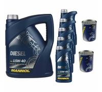10L Olio Motore MANNOL SAE 15W-40 DIESEL 2x MANNOL Motor Doctor ADDITIVO