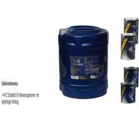 10L Olio Motore MANNOL TS-6 UHPD Eco 10W-40 2xStop Perdite+Flush Motore