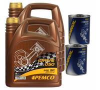 10L PEMCO idrive 050 olio motore Api CH-4 SAE 50 Incl. Motore Flush