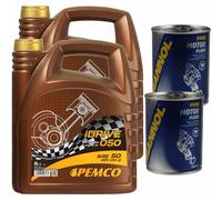 10L PEMCO IDRIVE 050 Olio Motore API CH-4 SAE 50 Inclusa Pulizia Motore